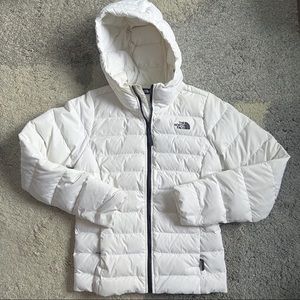 The North Face White Stretch Down Jacket